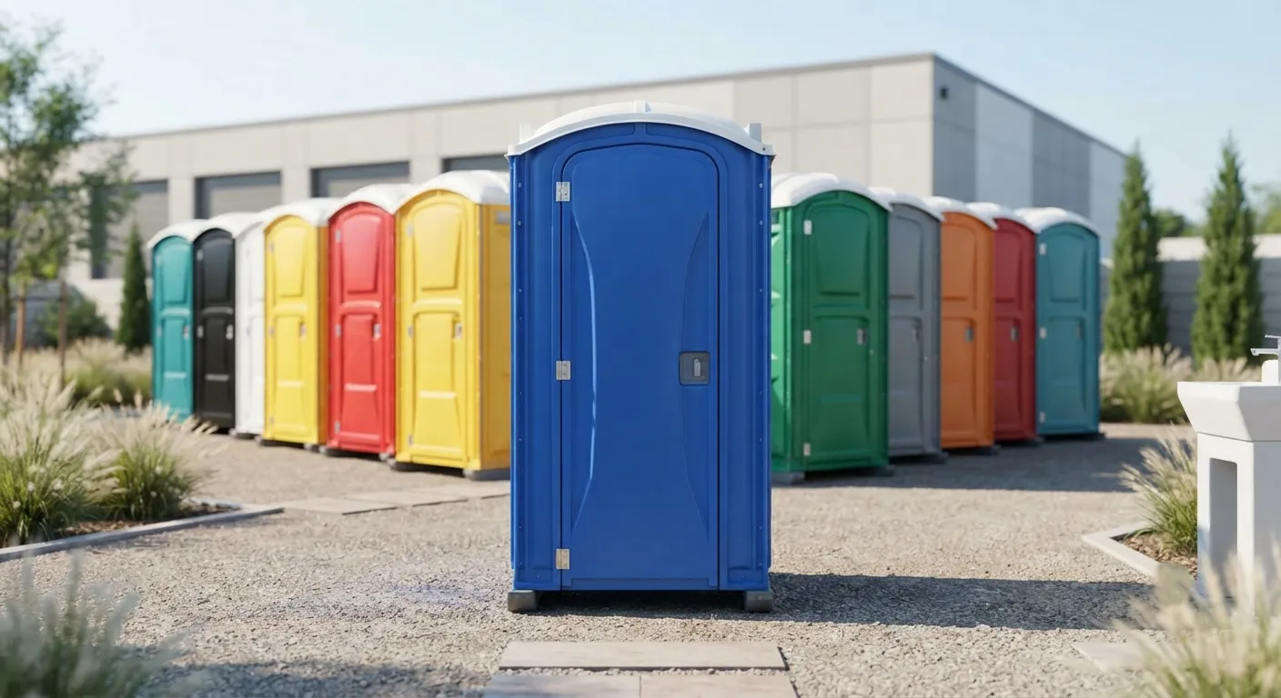 Portable toilet units ready for delivery in Portsmouth, VA